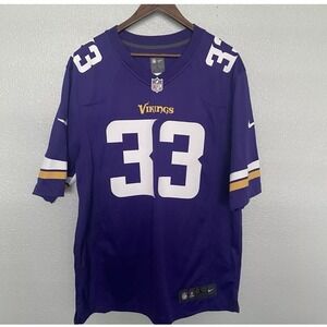 Nike NFL  Minnesota Vikings Dalvin Cook #33 Men's L Jersey purple & white